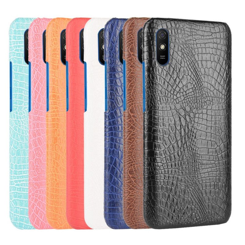 Coque Xiaomi Redmi 9a Style Peau De Crocodile