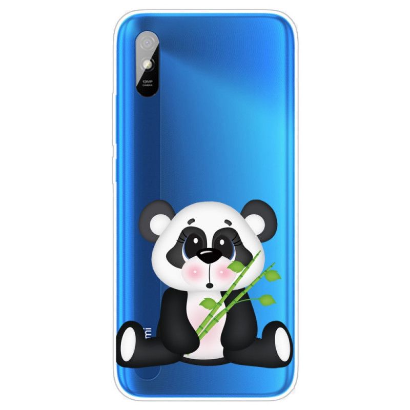 Coque Xiaomi Redmi 9a Transparente Panda Triste