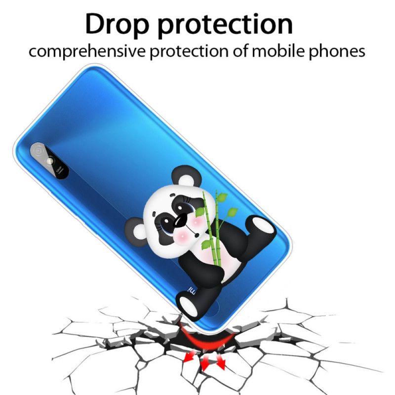 Coque Xiaomi Redmi 9a Transparente Panda Triste