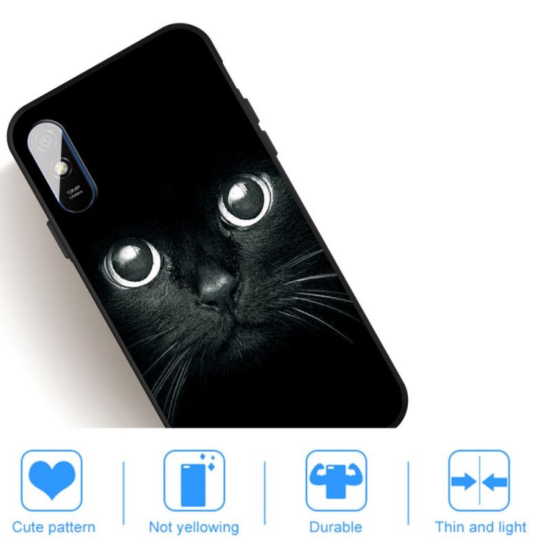 Coque Xiaomi Redmi 9a Yeux De Chat