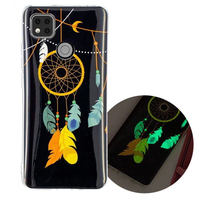 Coque Xiaomi Redmi 9c Attrape Rêves Fluorescente