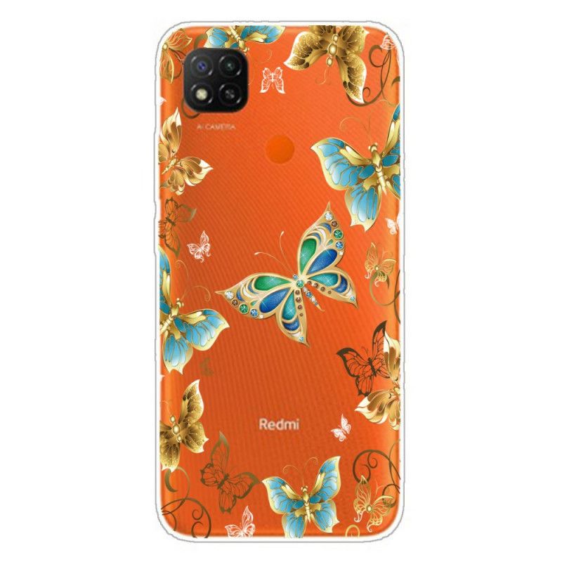 Coque Xiaomi Redmi 9c Butterflies