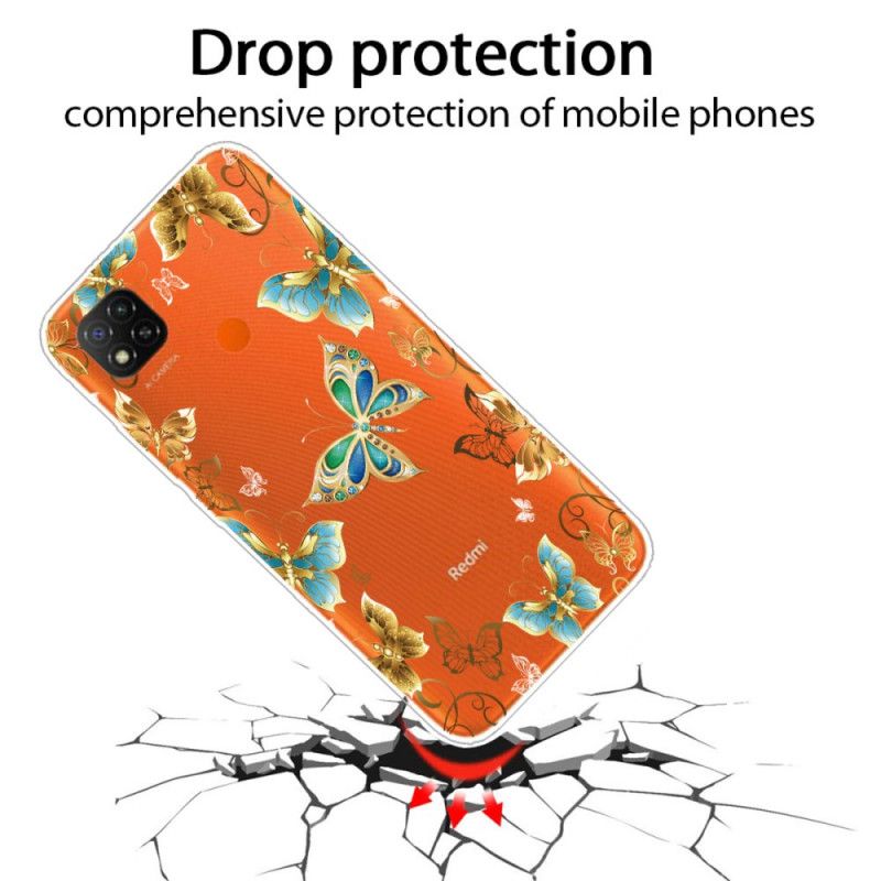 Coque Xiaomi Redmi 9c Butterflies