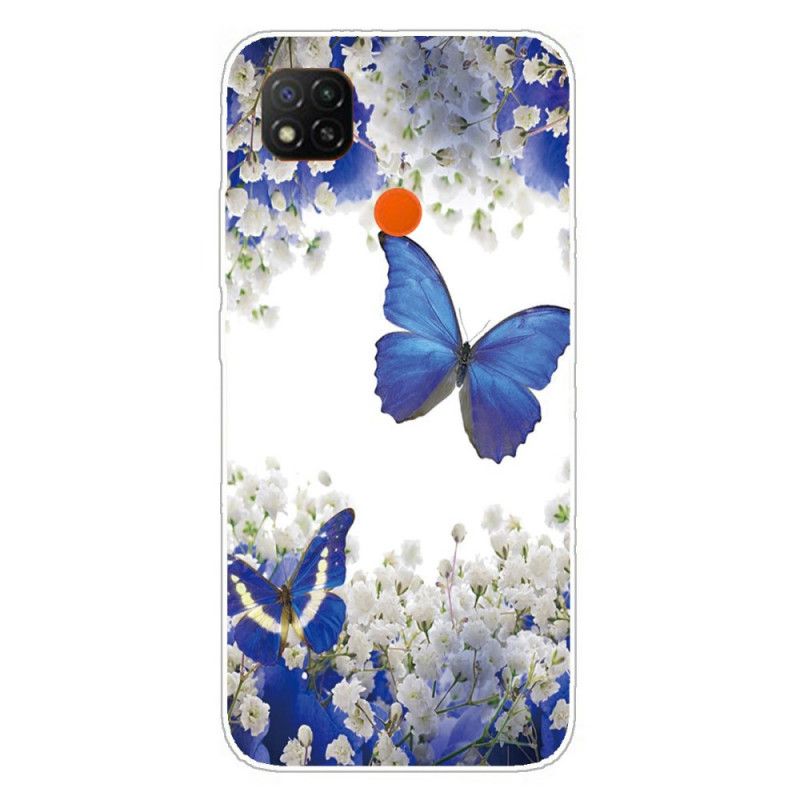 Coque Xiaomi Redmi 9c Butterflies