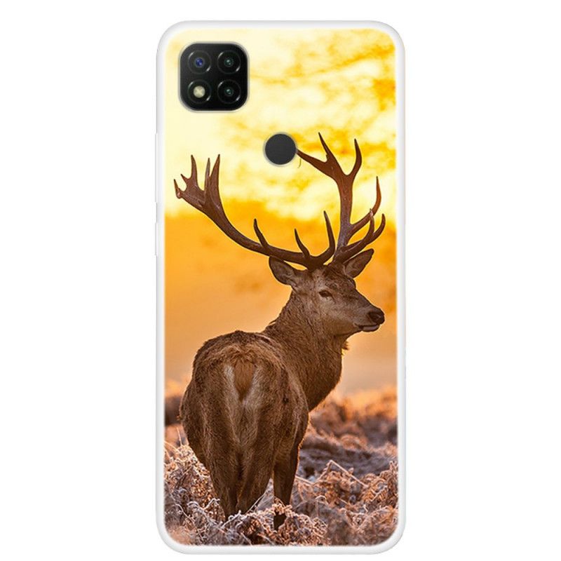 Coque Xiaomi Redmi 9c Cerf Et Paysage