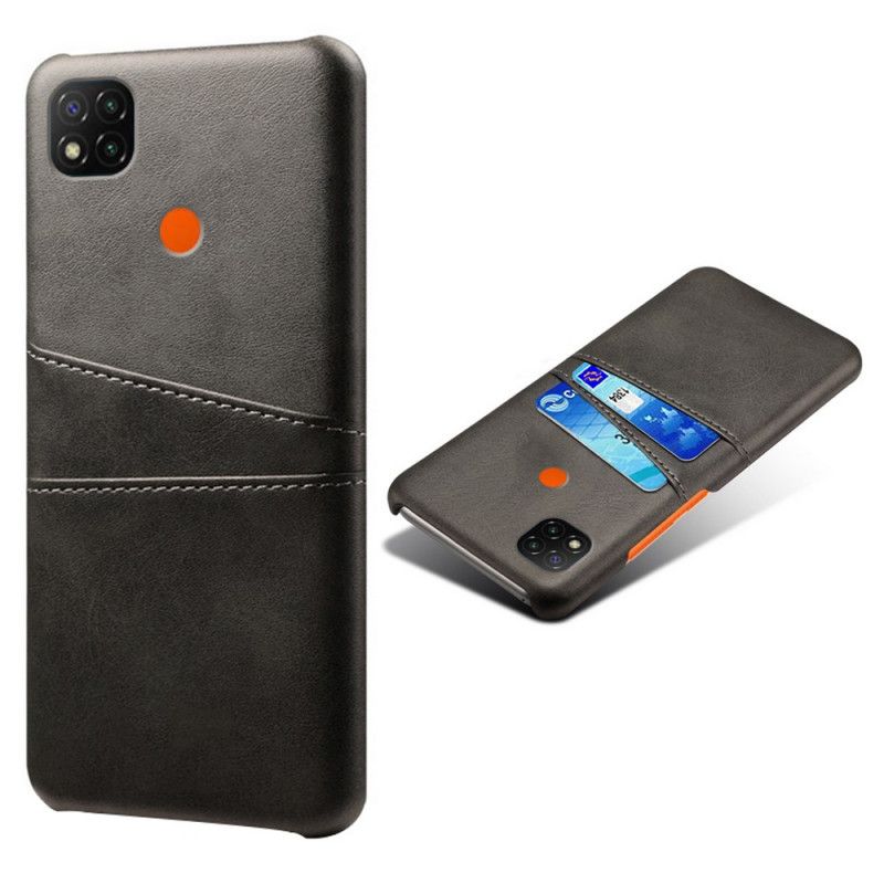 Coque Xiaomi Redmi 9c Double Porte Cartes Ksq