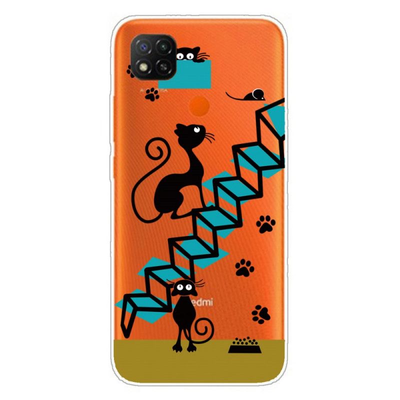 Coque Xiaomi Redmi 9c Drôles De Chats