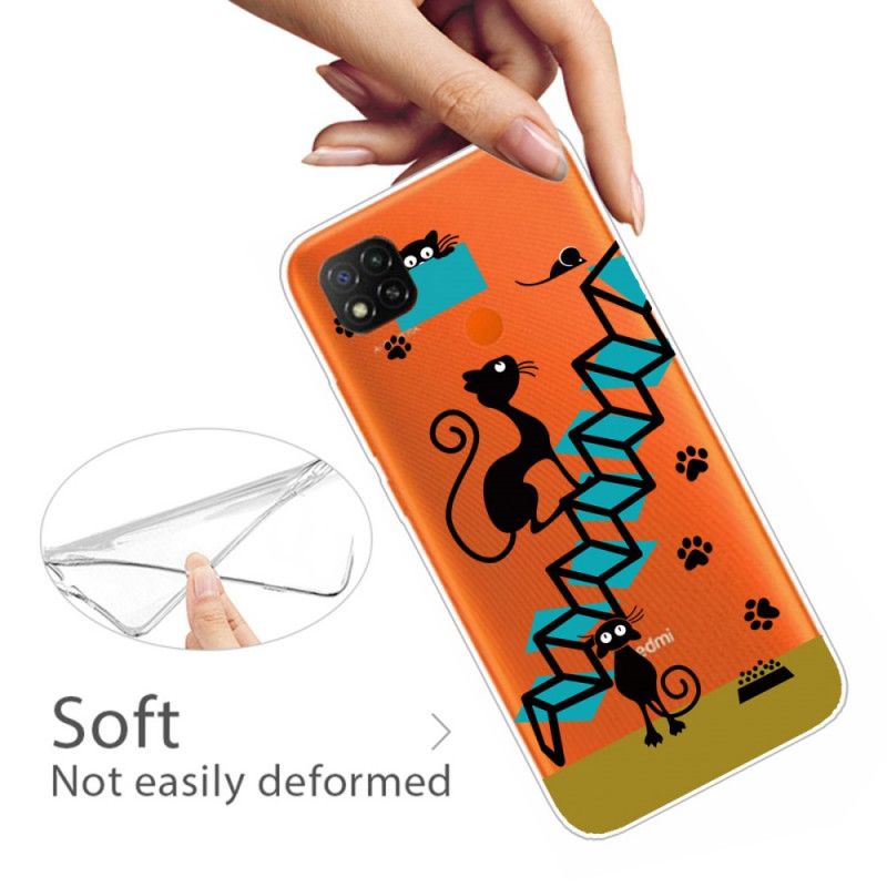 Coque Xiaomi Redmi 9c Drôles De Chats