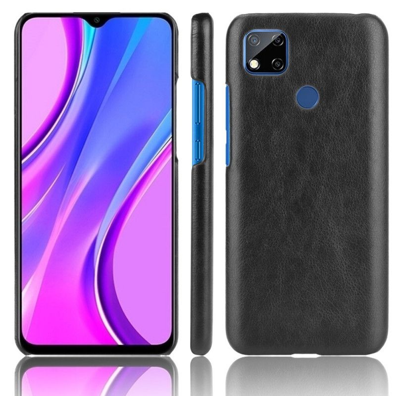 Coque Xiaomi Redmi 9c Effet Cuir Litchi