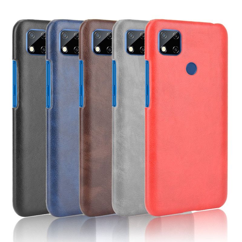 Coque Xiaomi Redmi 9c Effet Cuir Litchi