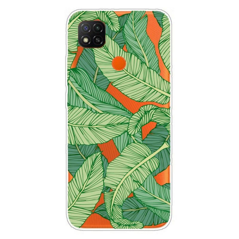 Coque Xiaomi Redmi 9c Feuilles Graphiques