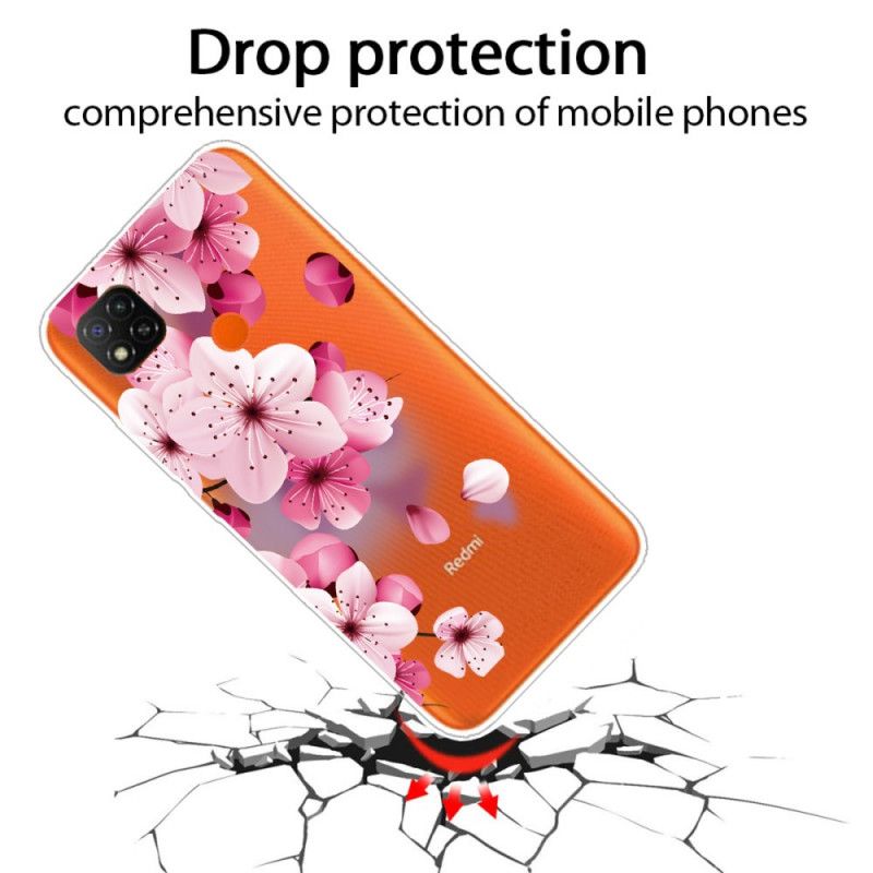 Coque Xiaomi Redmi 9c Florale Premium