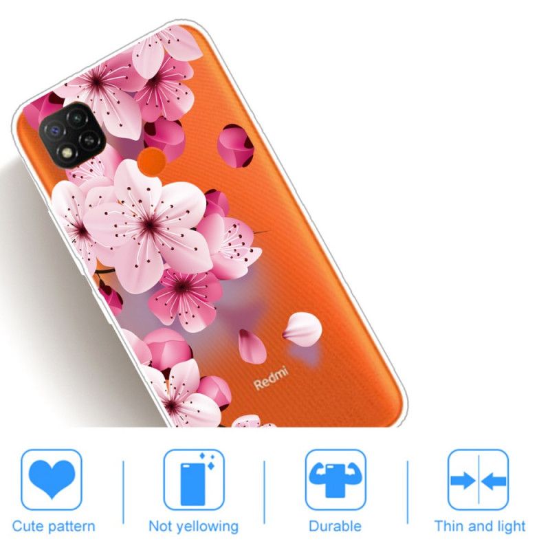 Coque Xiaomi Redmi 9c Florale Premium