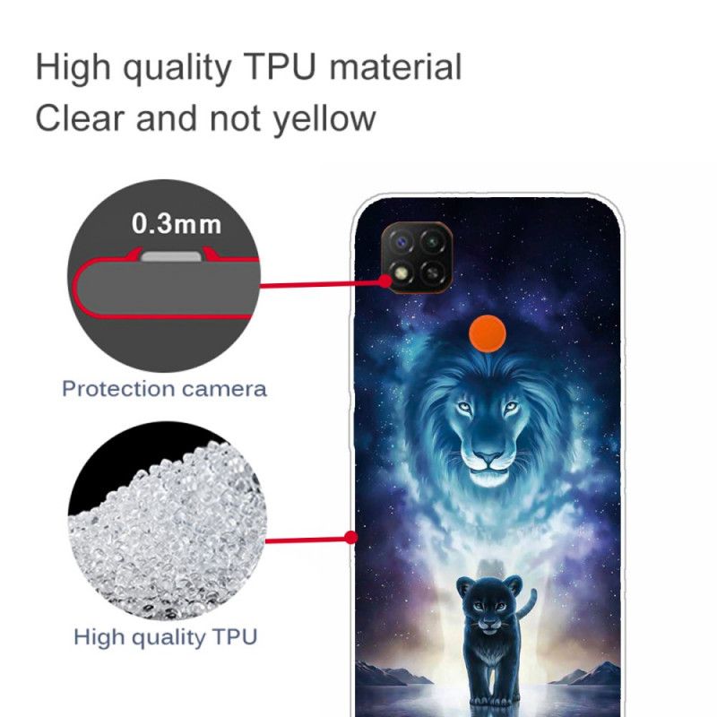 Coque Xiaomi Redmi 9c Lionceau