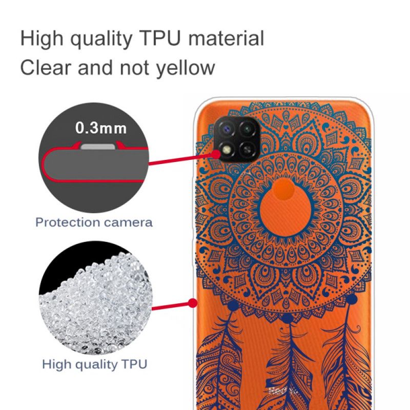 Coque Xiaomi Redmi 9c Mandala Floral Unique