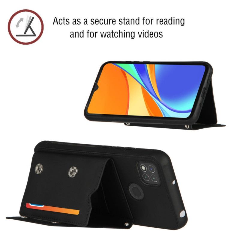 Coque Xiaomi Redmi 9c Multi-cartes Support Mains Libres