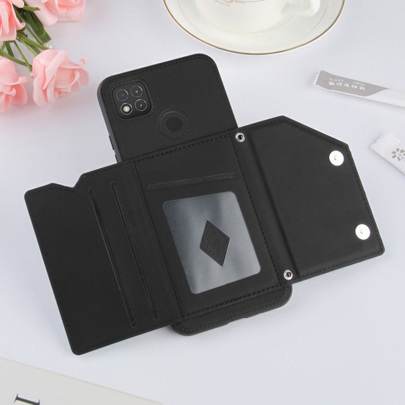 Coque Xiaomi Redmi 9c Multi-cartes Support Mains Libres