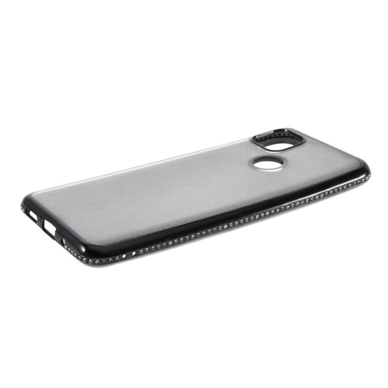 Coque Xiaomi Redmi 9c Paillettes Et Diamants Anneau