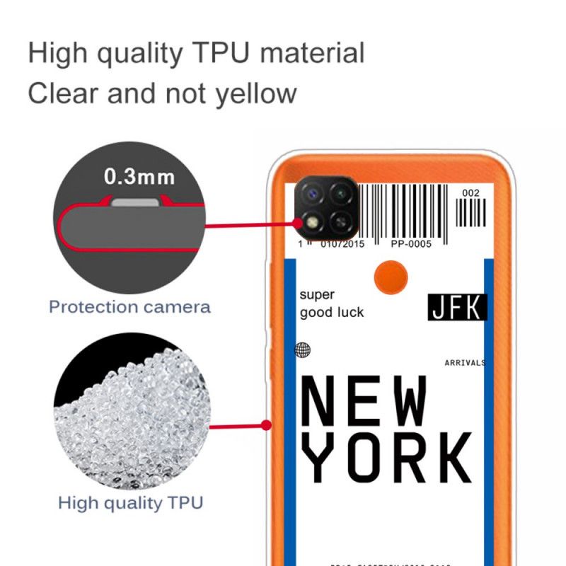 Coque Xiaomi Redmi 9c Pass To New York