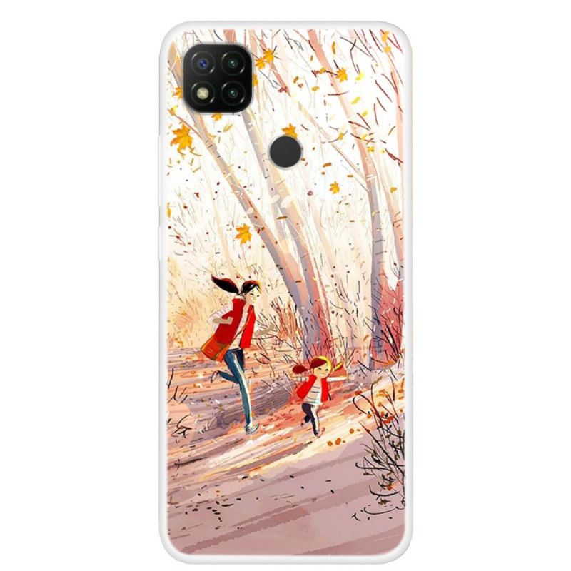 Coque Xiaomi Redmi 9c Paysage D'automne