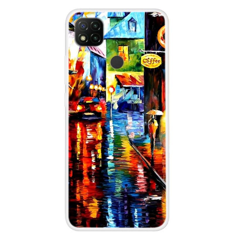 Coque Xiaomi Redmi 9c Peinture De Café