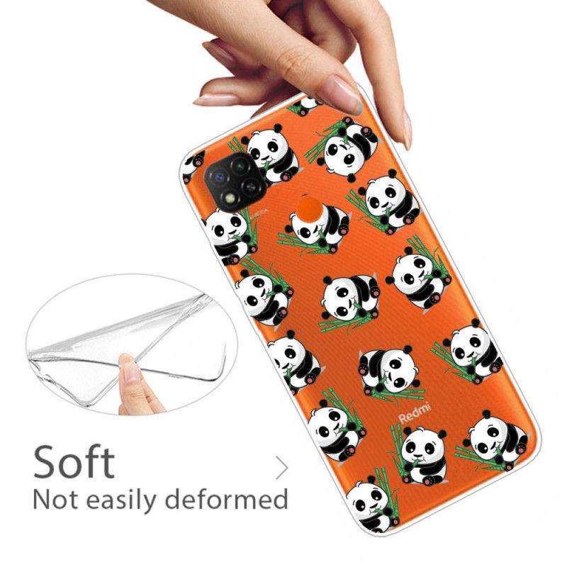 Coque Xiaomi Redmi 9c Petits Pandas