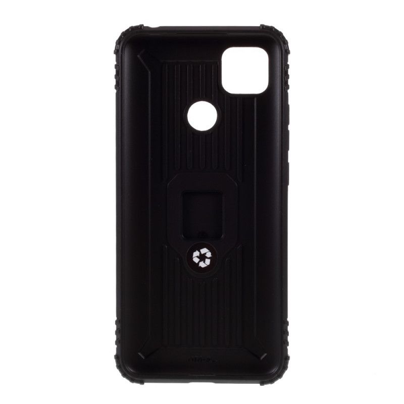 Coque Xiaomi Redmi 9c Ring Style Fibre Carbone