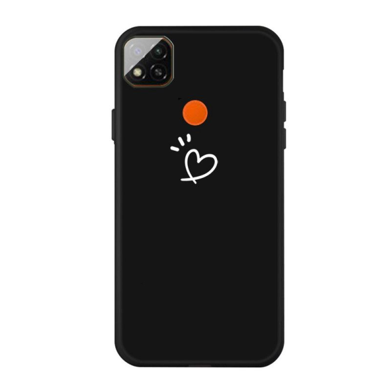 Coque Xiaomi Redmi 9c Silicone Coeur Battant