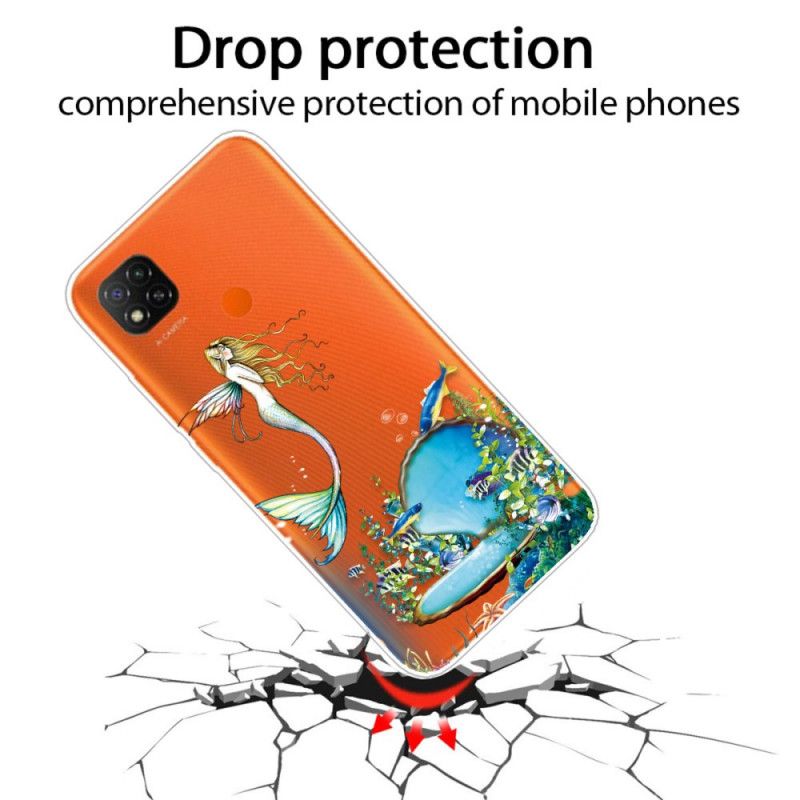 Coque Xiaomi Redmi 9c Sirène Bleue