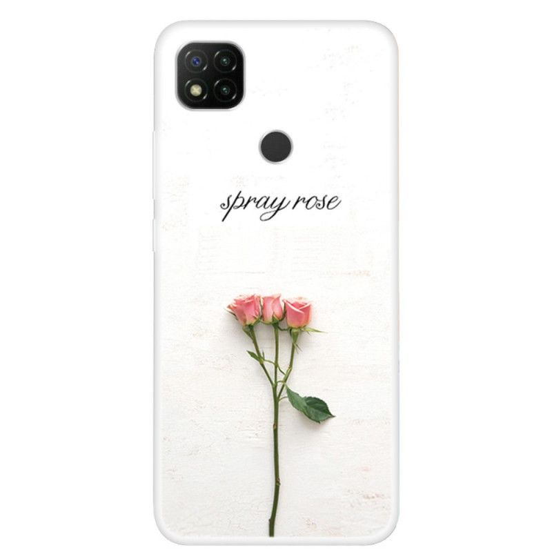 Coque Xiaomi Redmi 9c Spray Roses