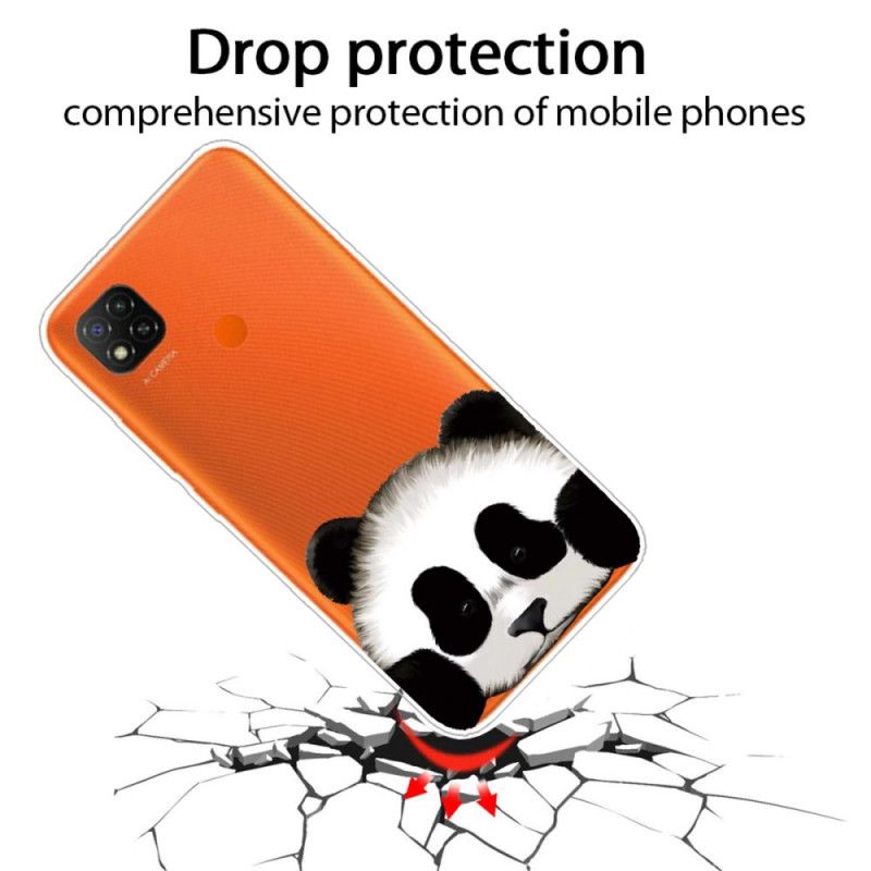 Coque Xiaomi Redmi 9c Transparente Panda