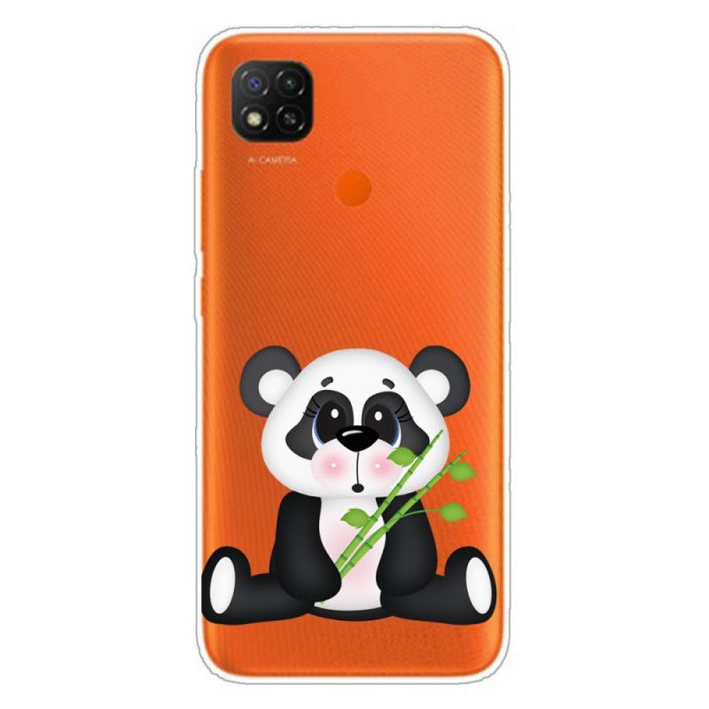 Coque Xiaomi Redmi 9c Transparente Panda Triste