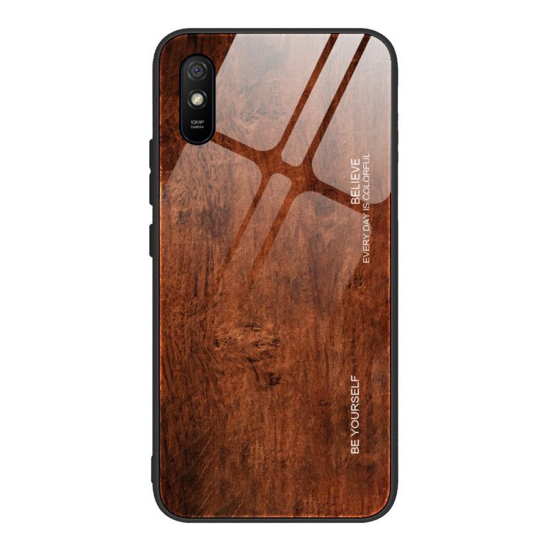 Coque Xiaomi Redmi 9s Verre Trempé Design Bois