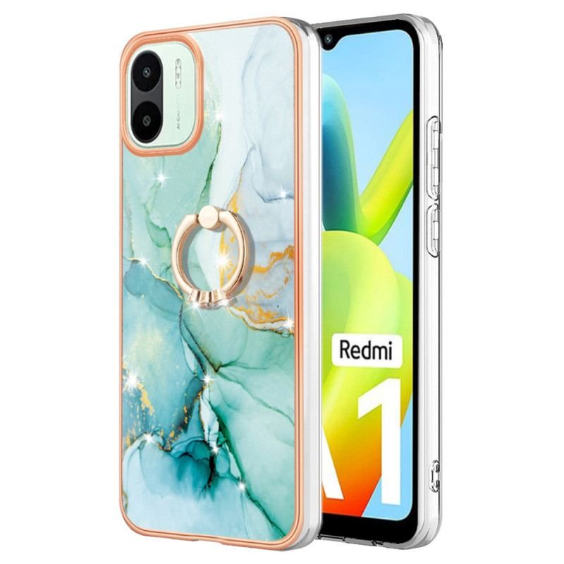 Coque Xiaomi Redmi A1 Marbre avec Anneau-Support