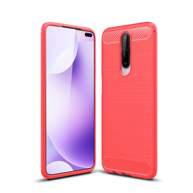 Coque Xiaomi Redmi K30 Fibre Carbone Brossée