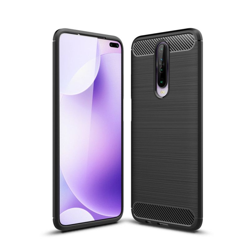 Coque Xiaomi Redmi K30 Fibre Carbone Brossée