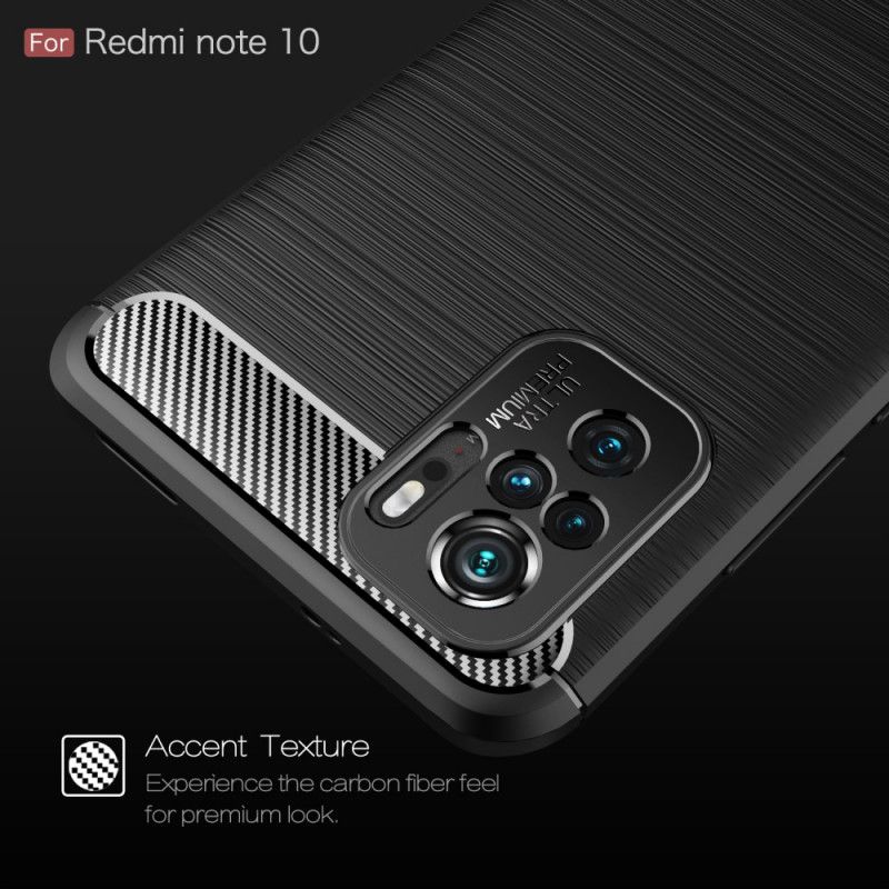 Coque Xiaomi Redmi Note 10 / Note 10s Fibre Carbone Brossée