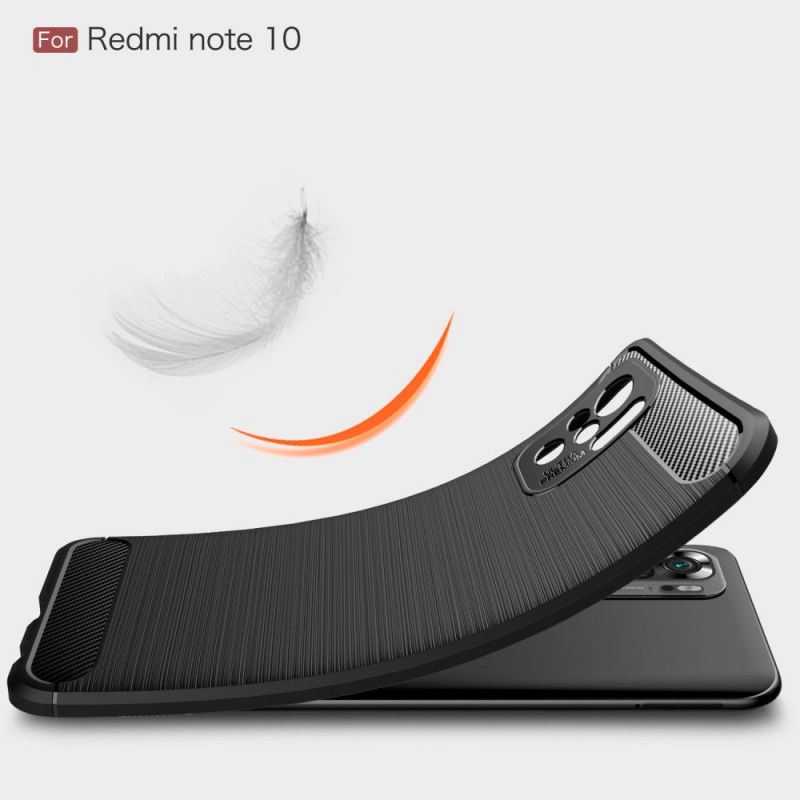 Coque Xiaomi Redmi Note 10 / Note 10s Fibre Carbone Brossée