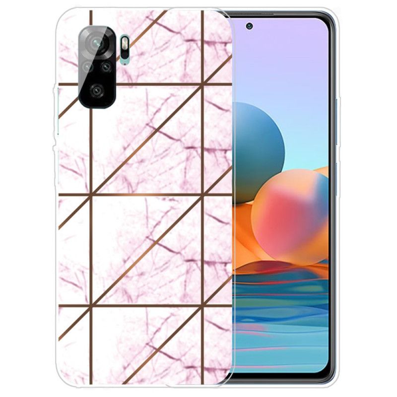 Coque Xiaomi Redmi Note 10 / Note 10s Marbre Géométrie Intense