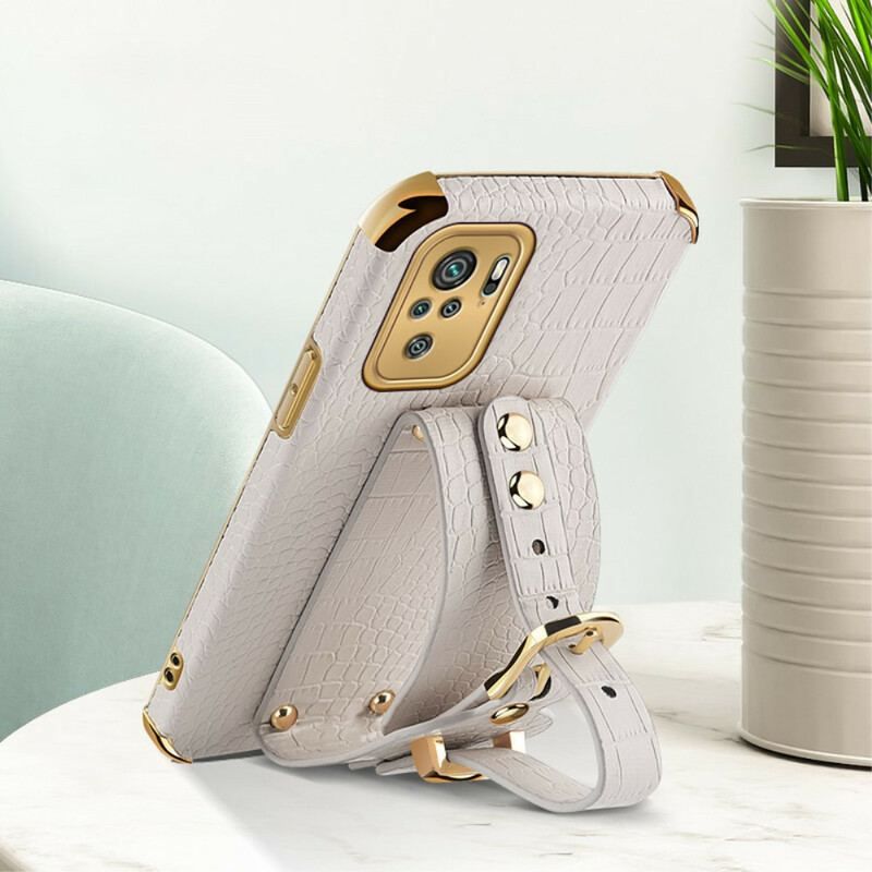 Coque Xiaomi Redmi Note 10/10S/Poco M5s Croco Bracelet