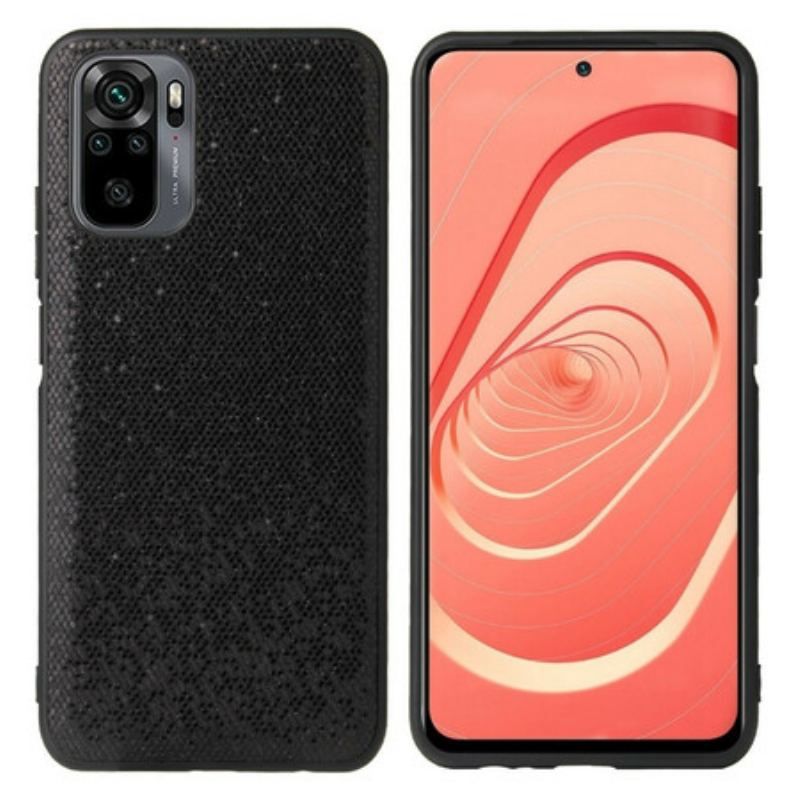 Coque Xiaomi Redmi Note 10/10S/Poco M5s Paillettes Noires