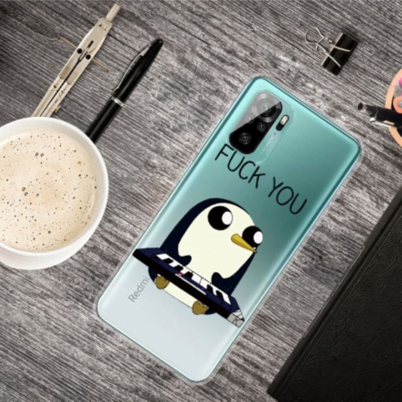 Coque Xiaomi Redmi Note 10/10S/Poco M5s Pingouin Fuck You