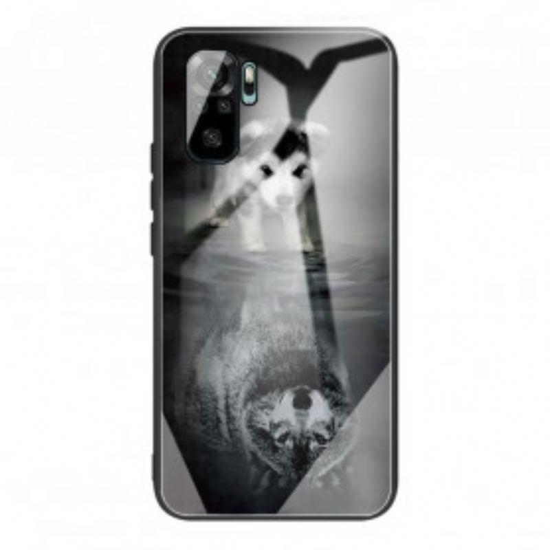 Coque Xiaomi Redmi Note 10/10S/Poco M5s Verre Trempé Rêve de Chiot