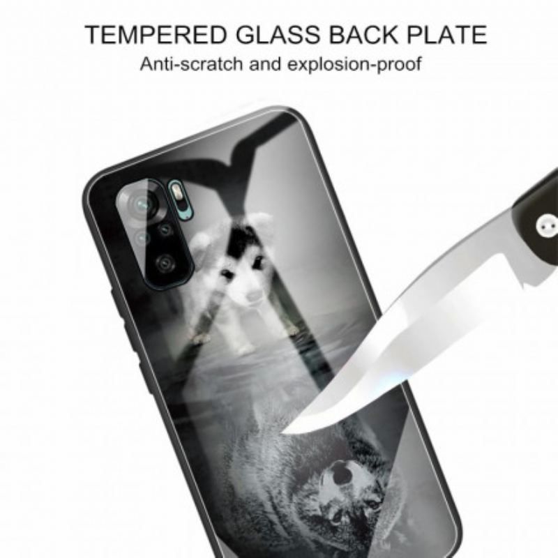 Coque Xiaomi Redmi Note 10/10S/Poco M5s Verre Trempé Rêve de Chiot