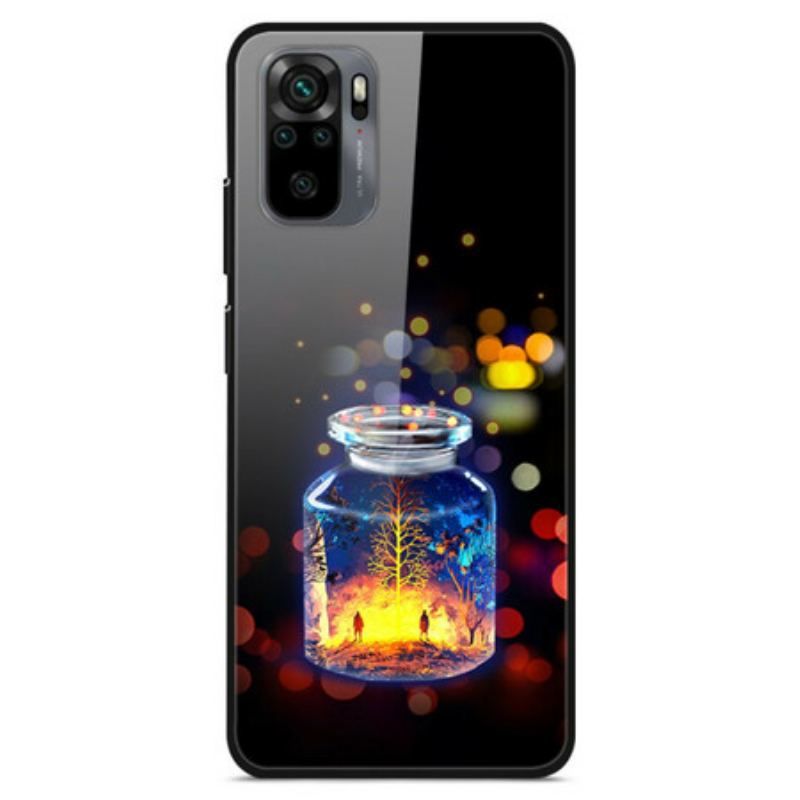 Coque Xiaomi Redmi Note 10 / Note 10s Verre Trempé Bouteille de Souhaits