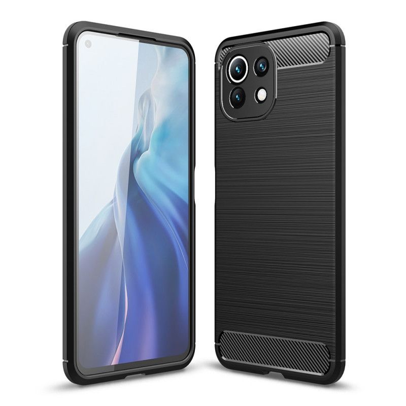 Coque Xiaomi Redmi Note 10 5g Fibre Carbone Brossée