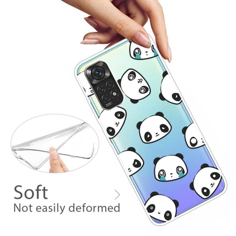 Coque Xiaomi Redmi Note 11 / 11s Pandas Sentimentaux
