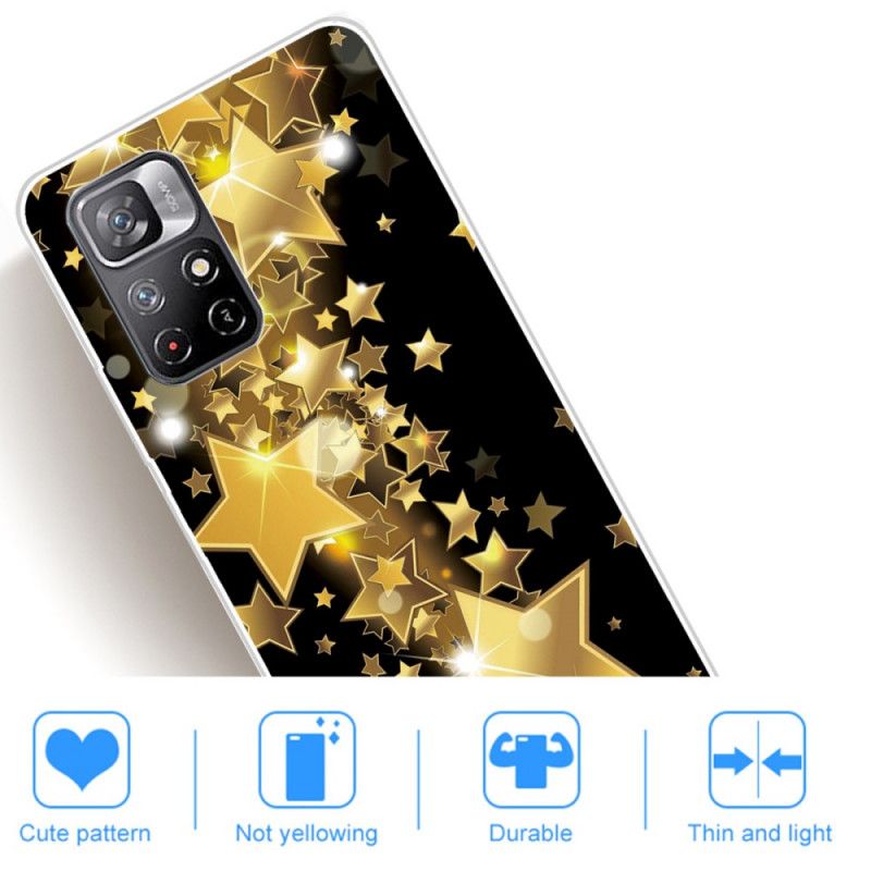 Coque Xiaomi Redmi Note 11 / Poco M4 Pro 5G Étoiles