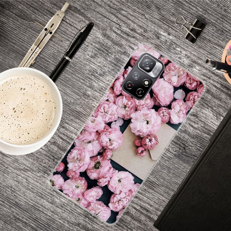 Coque Xiaomi Redmi Note 11 / Poco M4 Pro 5G Fleurs Intenses