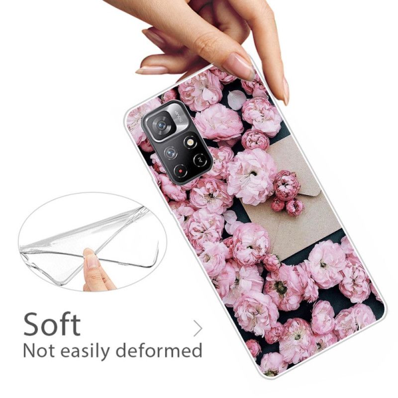 Coque Xiaomi Redmi Note 11 / Poco M4 Pro 5G Fleurs Intenses